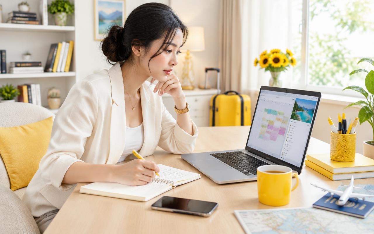 Trợ lý Cá nhân người Việt chuẩn bị lịch làm việc và kế hoạch công tác